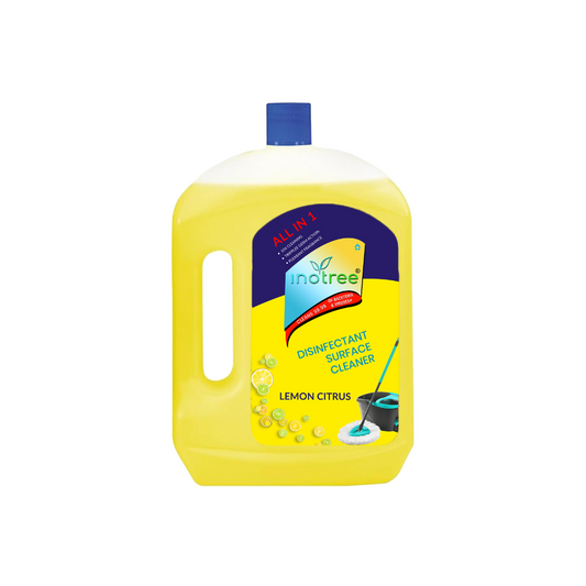 Disinfectant Surface & Floor Cleaner Liquid Refill Pack, Citrus - 1 Ltr | Suitable for All Floor Cleaner Mops